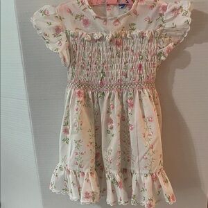 Vintage 60’s Nannette Pink and White Floral Dress